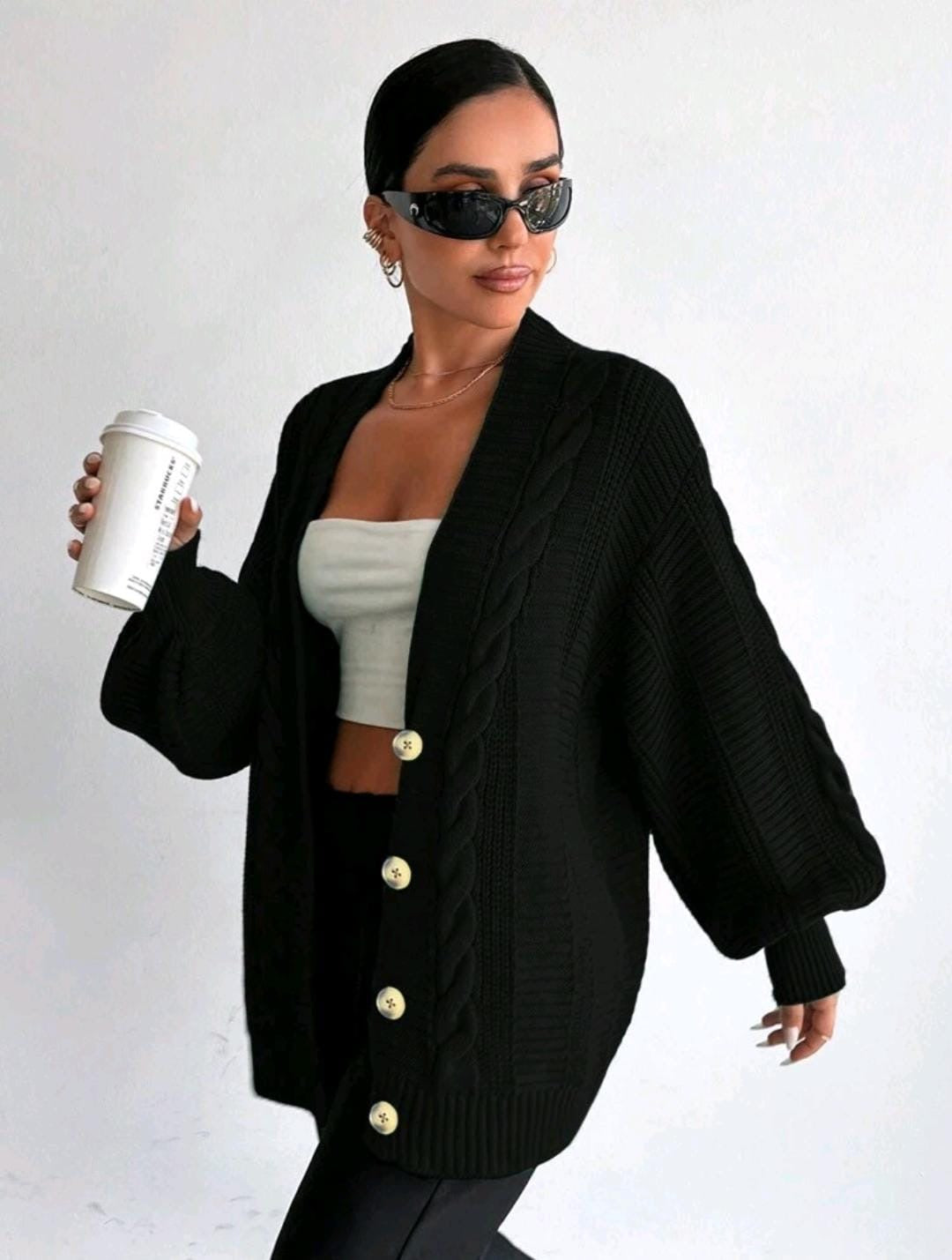 Blouse décontractée à manches longues