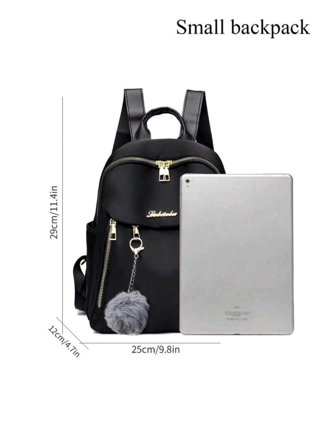 Sac à dos léger et décontracté avec lettrage étanche