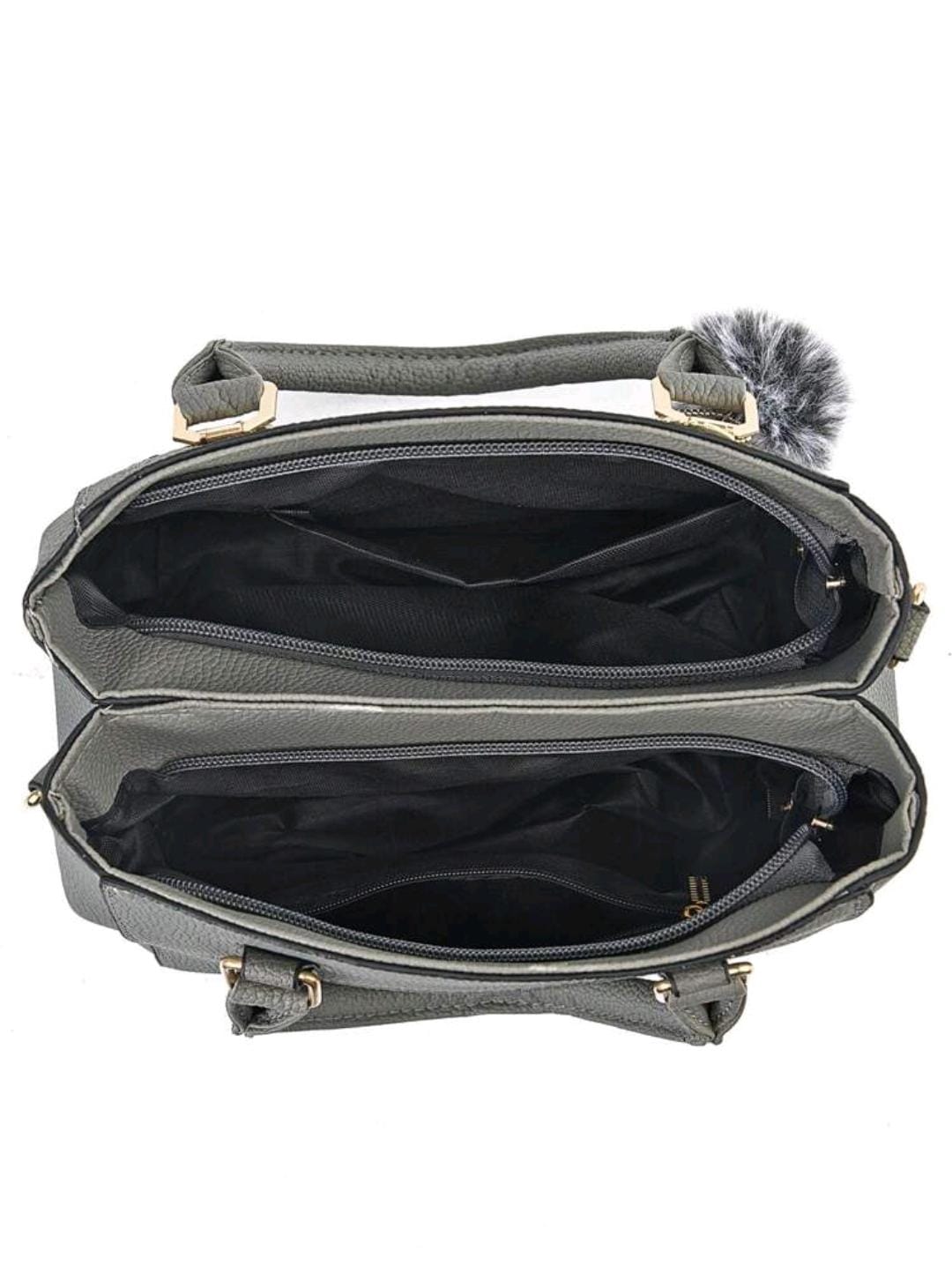 Nouveau sac à main d'épaule avec pendentif de boule de fourrure