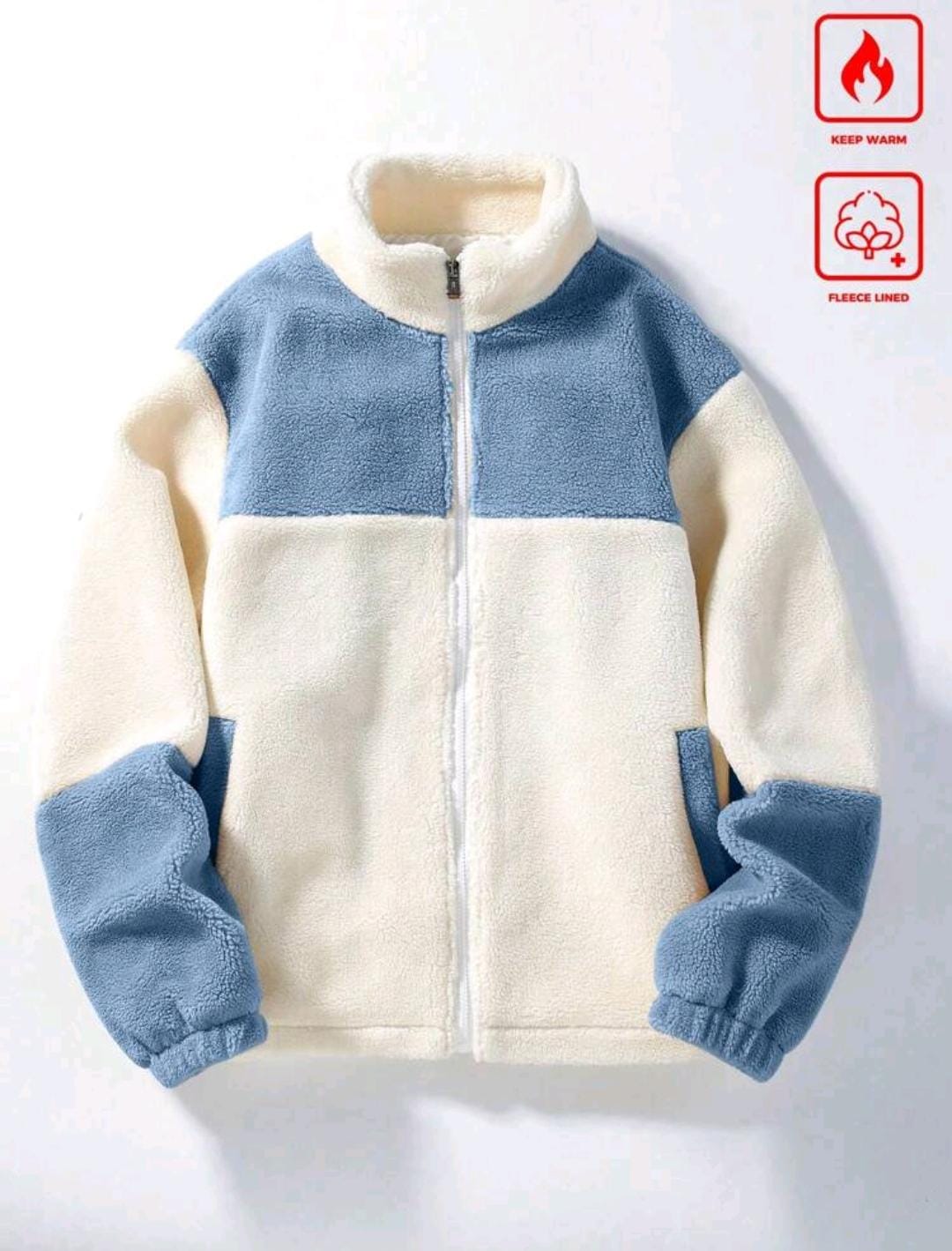 Manfinity Homme Veste en polaire décontractée ample