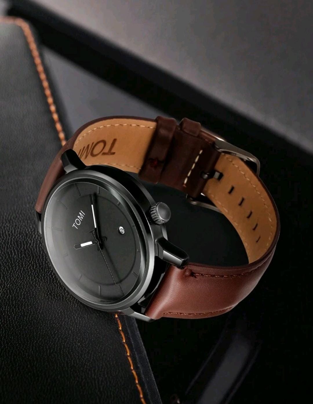 Montre Homme Quartz TOMI avec Lunettes de Soleil