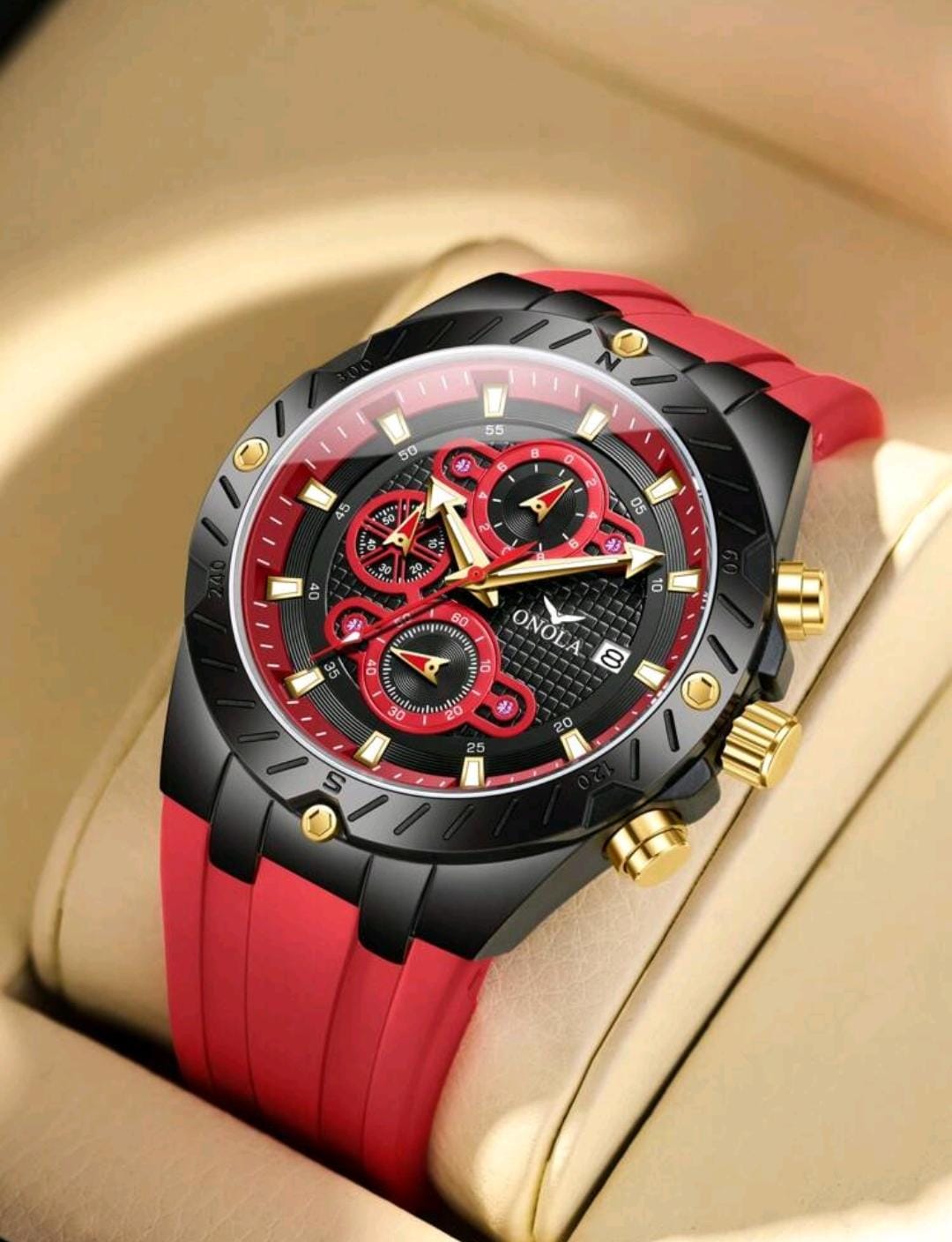 Montre à quartz pour hommes de la marque ONOLA