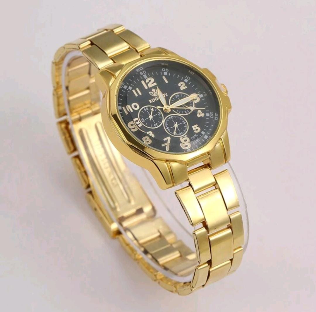 Montre de couple à quartz avec boîtier en acier de style minimaliste