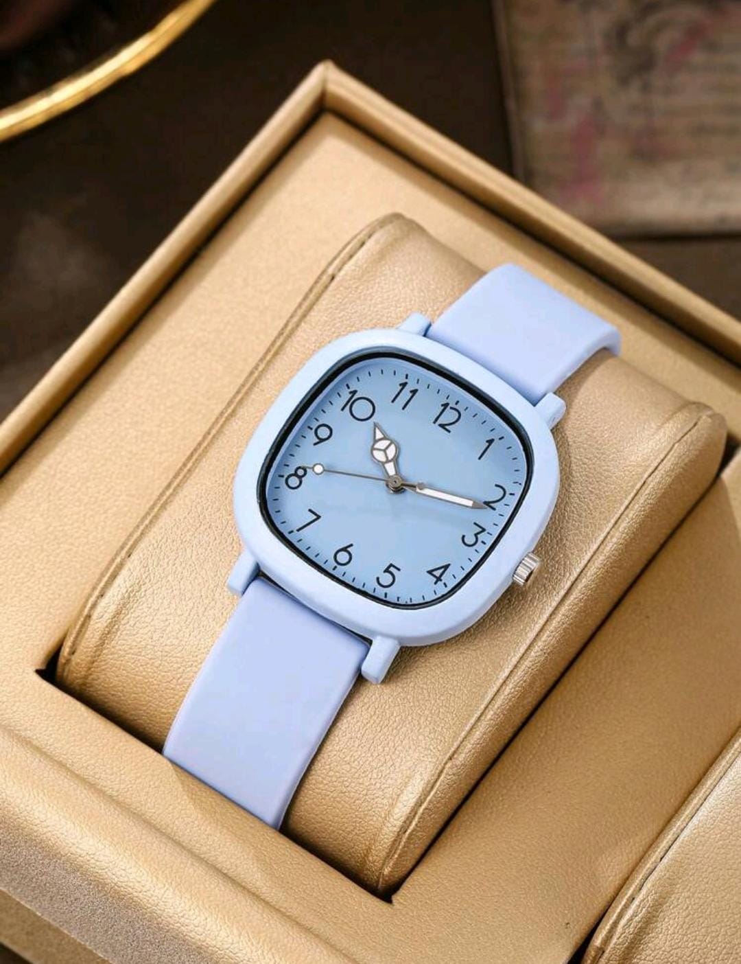 Montre à quartz minimaliste pour femmes + portefeuille tendance, convient pour un usage quotidien