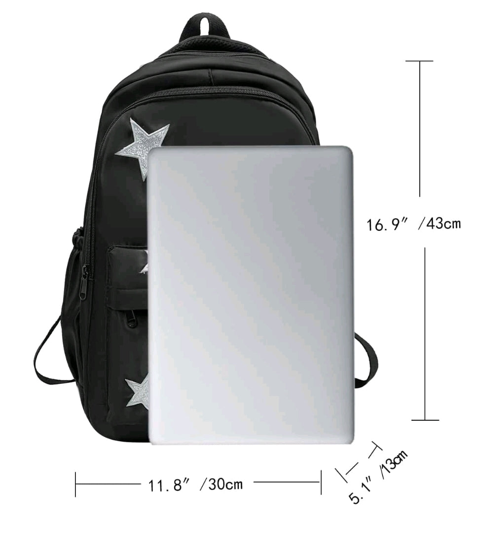 Sac à dos pentagramme grande capacité pour hommes, sac à dos 14 pouces pour ordinateur portable pour étudiants