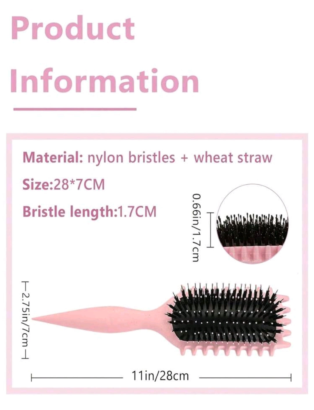 Nouvelle brosse définissante des boucles 2025 - Brosse à boucler anti-frisottis pour hommes et femmes, outil de coiffage