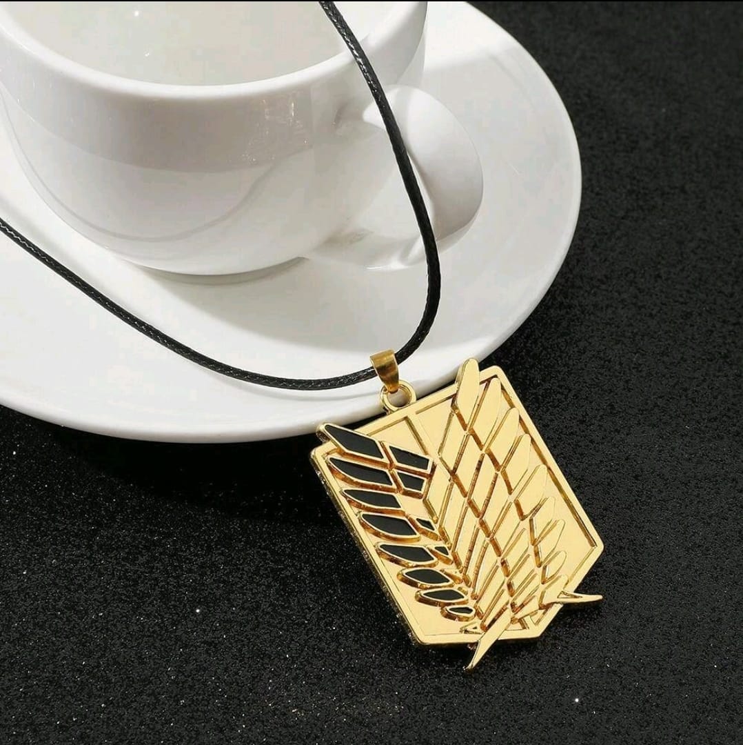 1 pièce Insigne de corps de l'Attaque des Titans, style dessin animé anime, pendentif bataillon d'exploration