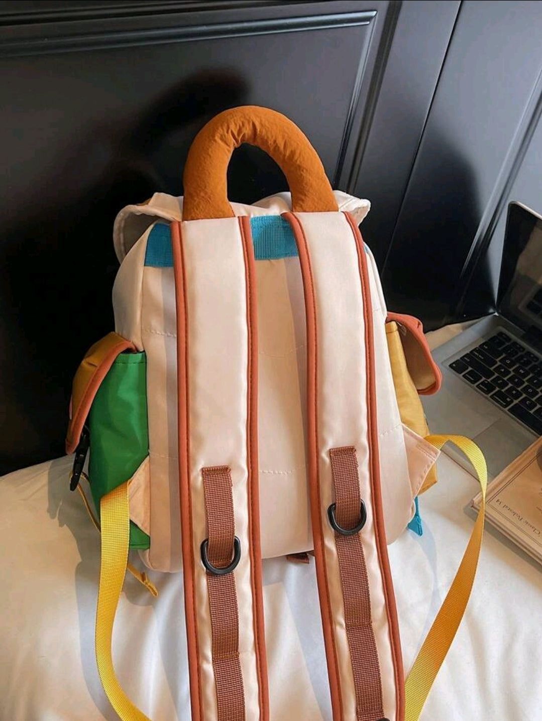 1 pièce Nouveau sac à dos multifonctionnel léger, sac de navettage casual avec grande capacité, convient aux élèves