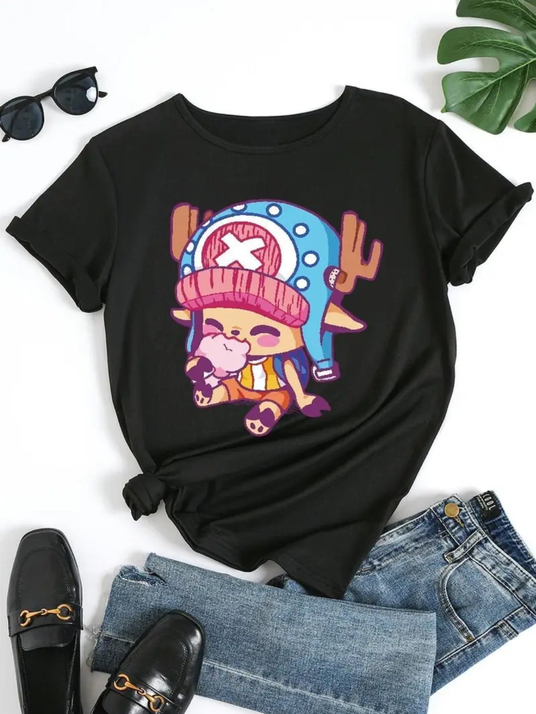 Vêtements pour femmes, T-shirt à manches courtes BW Wd20250227022 imprimé de lettres pour le printemps et l'été