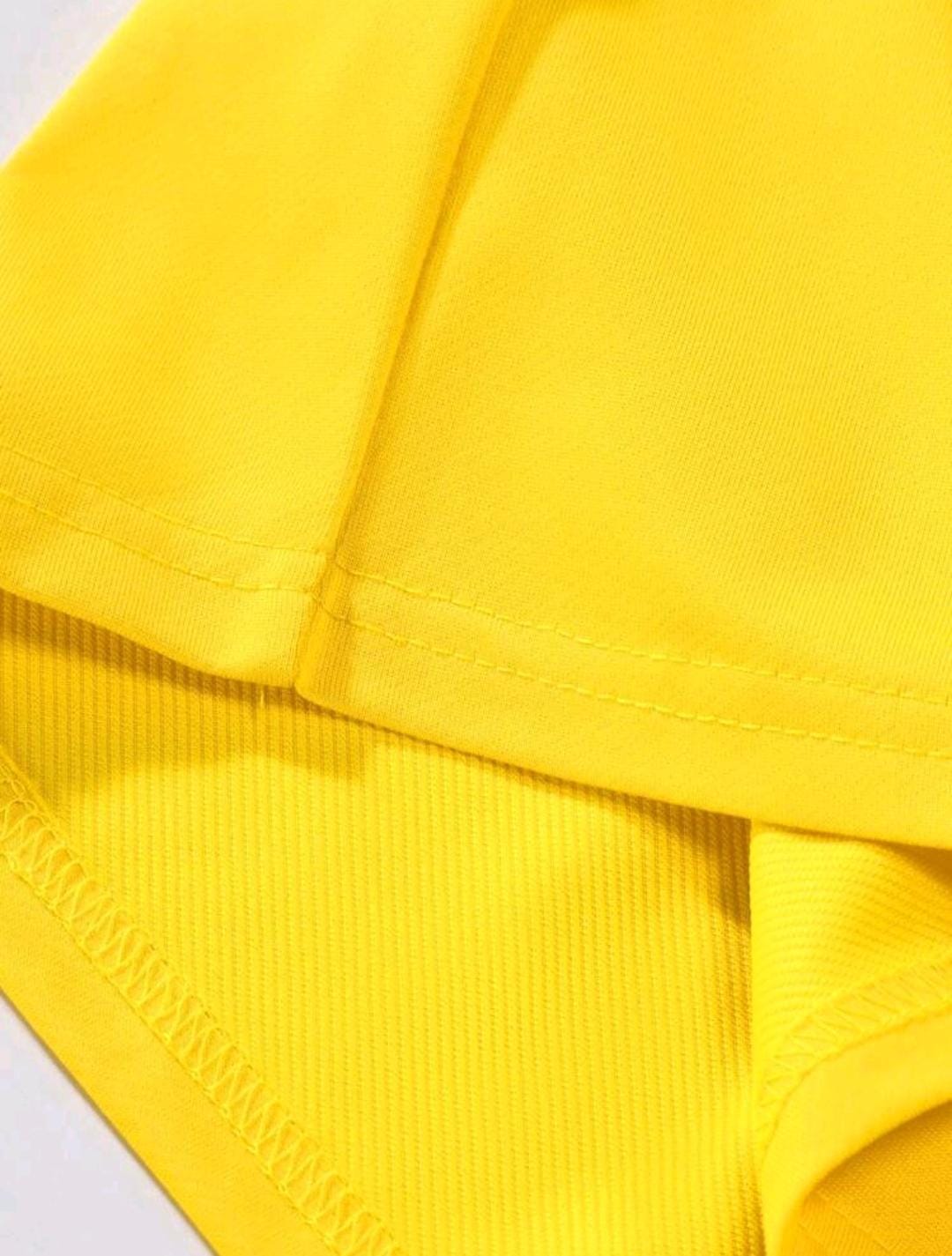 Manfinity T-shirt décontracté à manches courtes avec encolure ronde et short à cordons pour la taille