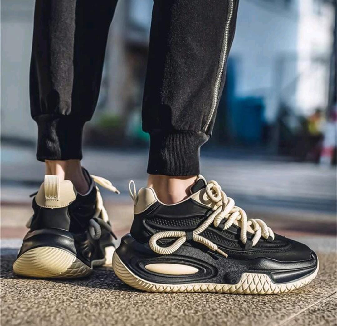 Nouvelles Baskets à semelle épaisse et Épais 2024, chaussures de sport outdoor pour hommes