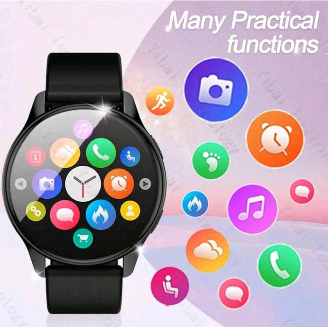 1 pièce Bracelet montre intelligente confortable en silicone avec appel sans fil, alerte de messages