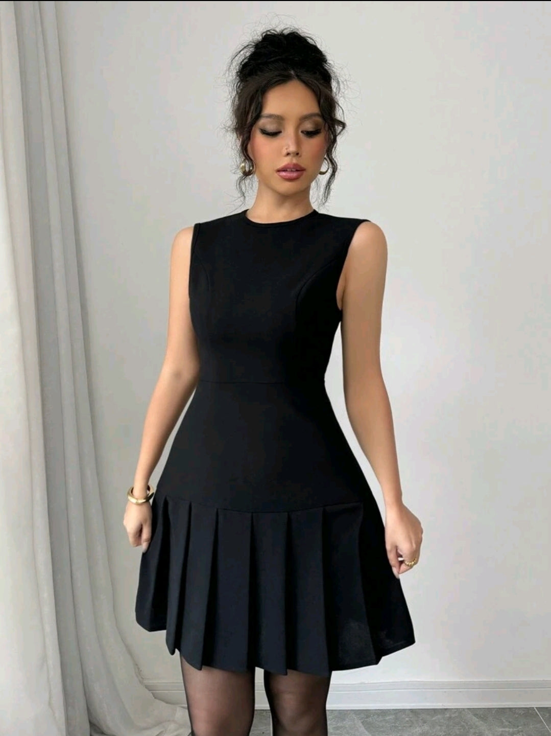 Slaydiva Robe décontractée en tissu texturé avec pour femmes