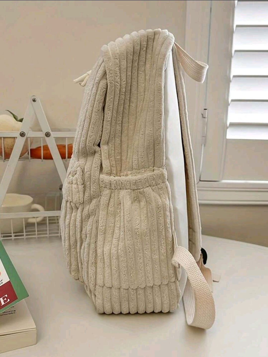 Sac à dos en velours côtelé pour femmes, nouvelle version coréenne de sac à dos polyvalent pour étudiantes