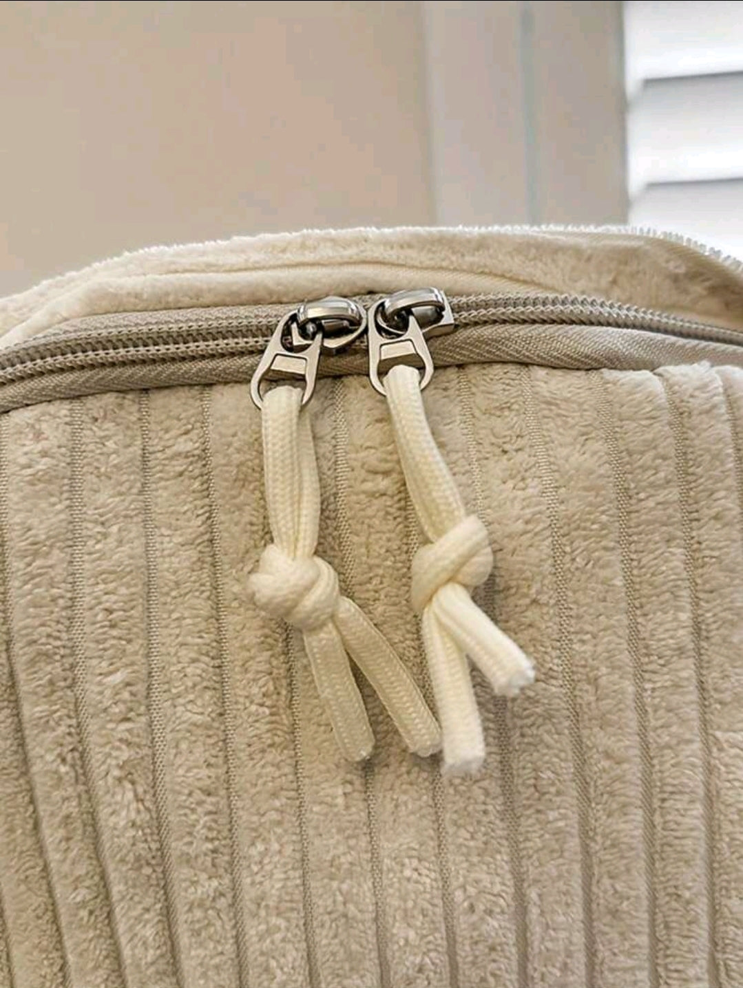 Sac à dos en velours côtelé pour femmes, nouvelle version coréenne de sac à dos polyvalent pour étudiantes