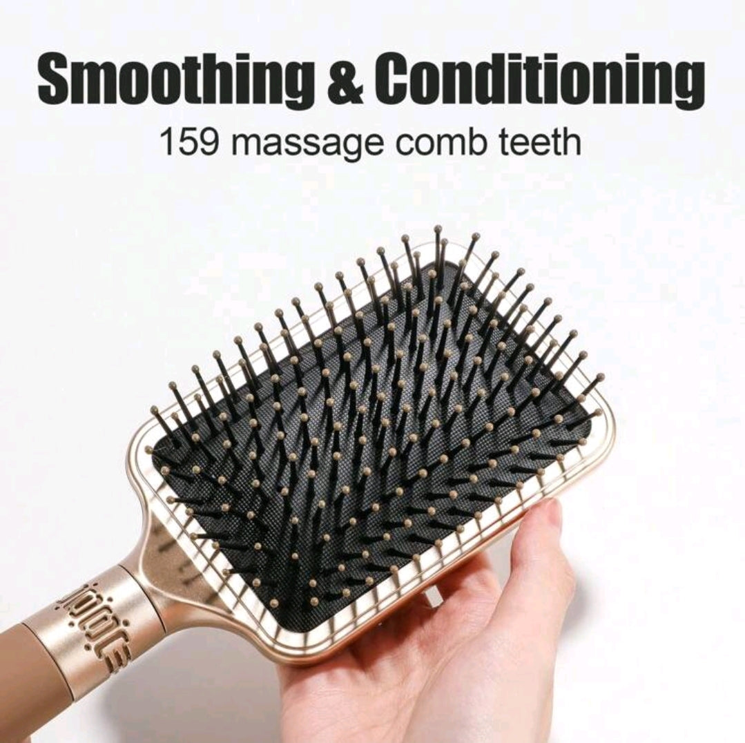 3 pièces Ensemble brosse et peigne Brosse plate Brosse lissante pour cheveux pour hommes et femmes, cheveux mouillés