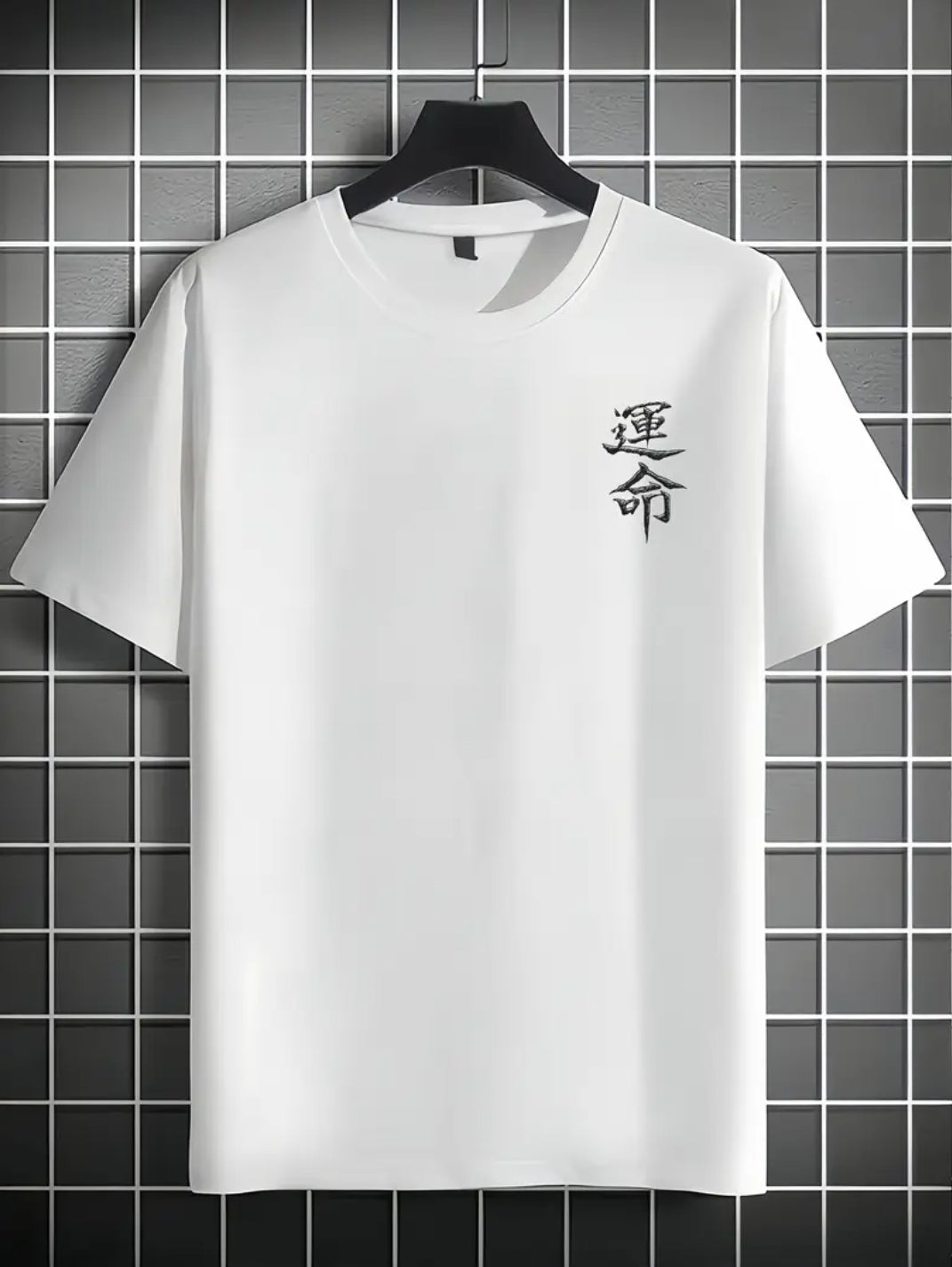 T-shirt décontracté à manches courtes pour hommes avec impression de sabre japonais