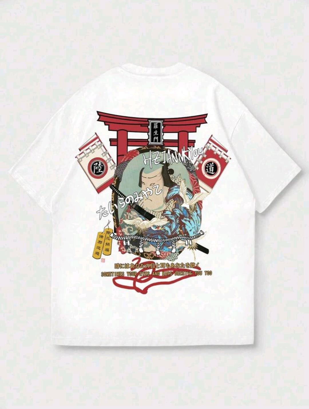 Chapeau de paille mode homme, t-shirt imprimé crâne