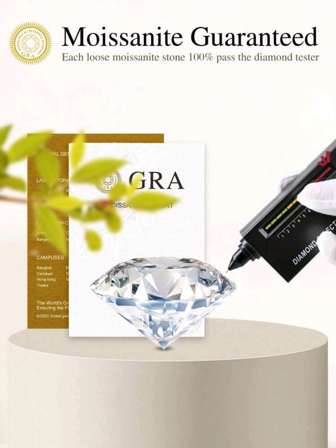 1 pièce Bague de fiançailles en diamant moissanite de couleur D à 10 carats à double rangée de quatre griffes pour femmes, en argent sterling S925