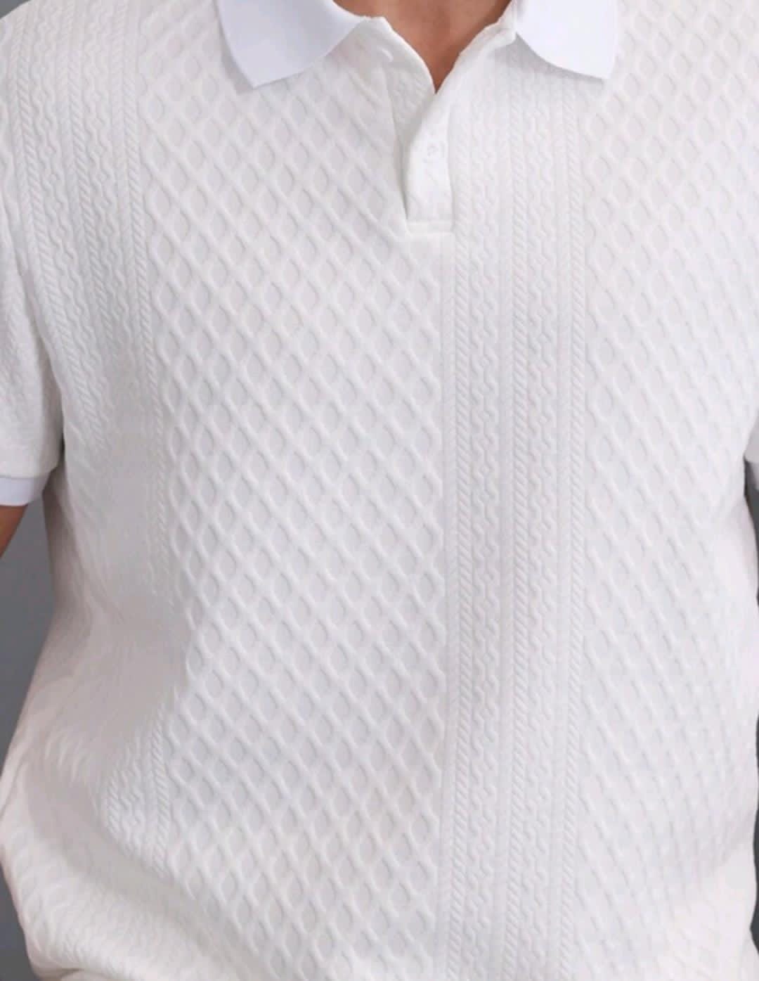 Manfinity Homme Polo basique pour homme, col unicolore, texture de base.