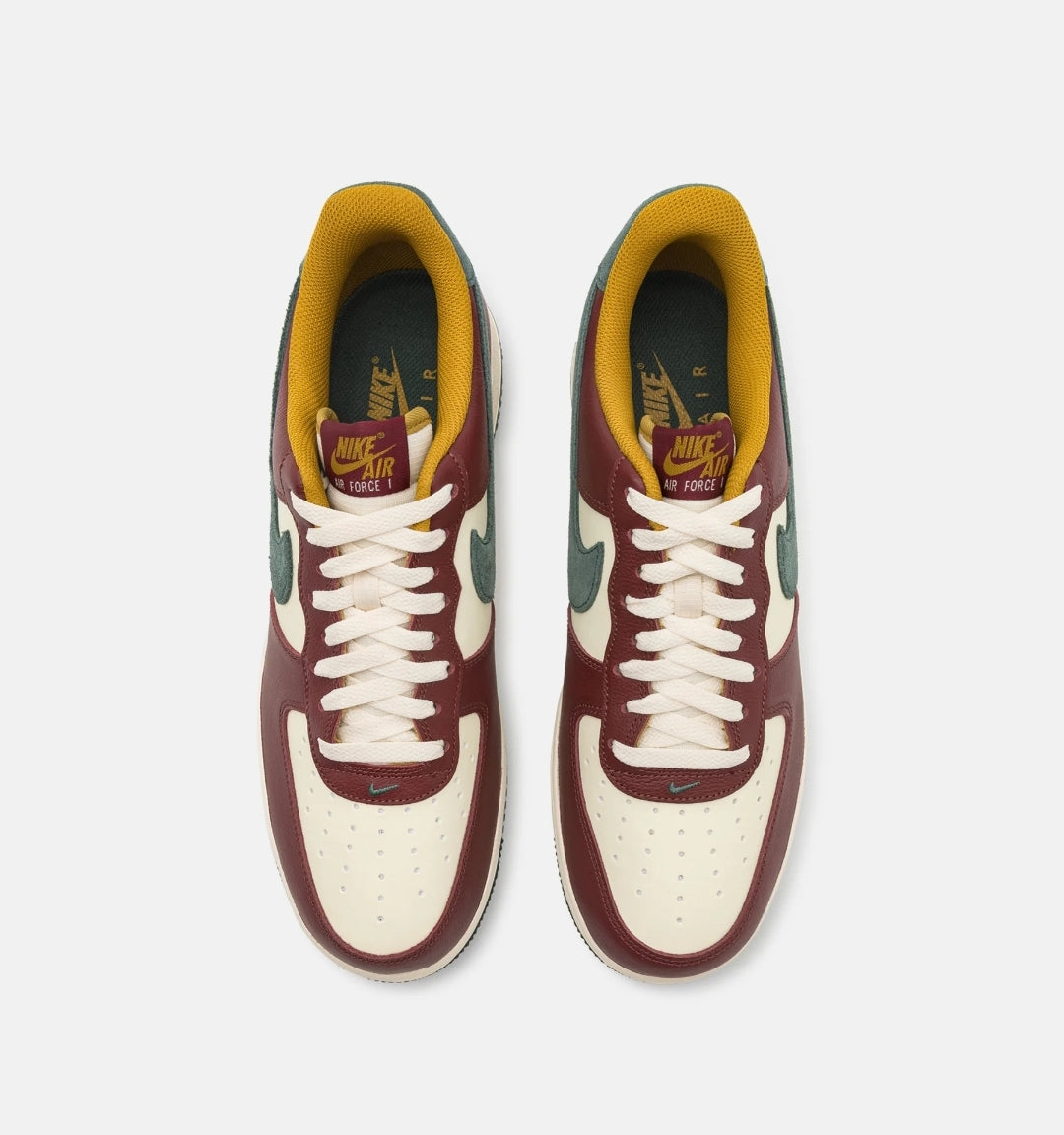 AIR FORCE 1 '07 LV8 - Baskets basses - coconut milk/vintage green/dark team red/bronzine
