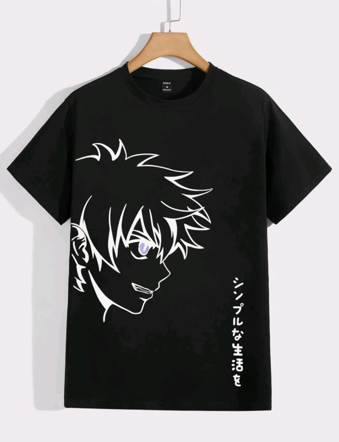 Manfinity RebelGame Homme T-shirt à motif japonaise et figure