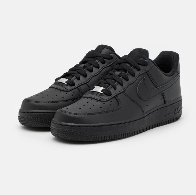 Baskets basses 'AIR FORCE 1 07' Nike Sportswear en Noir