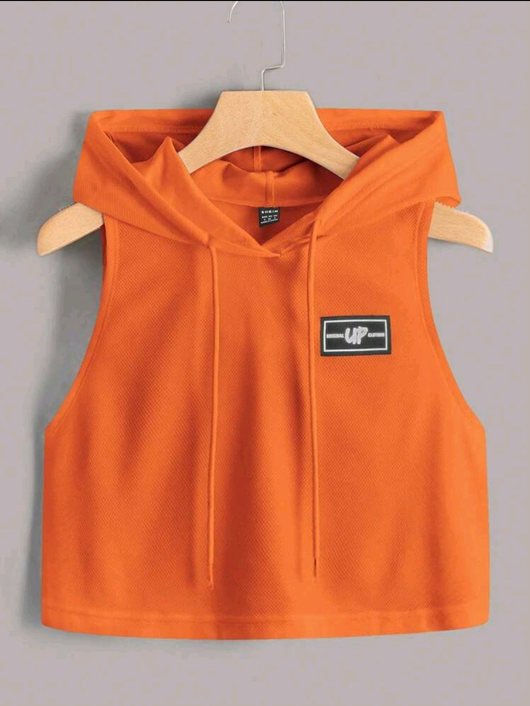 EZwear Débardeur À Capuche Pour Femmes Avec Détails Patchés, Adapté Aux Sports D'été