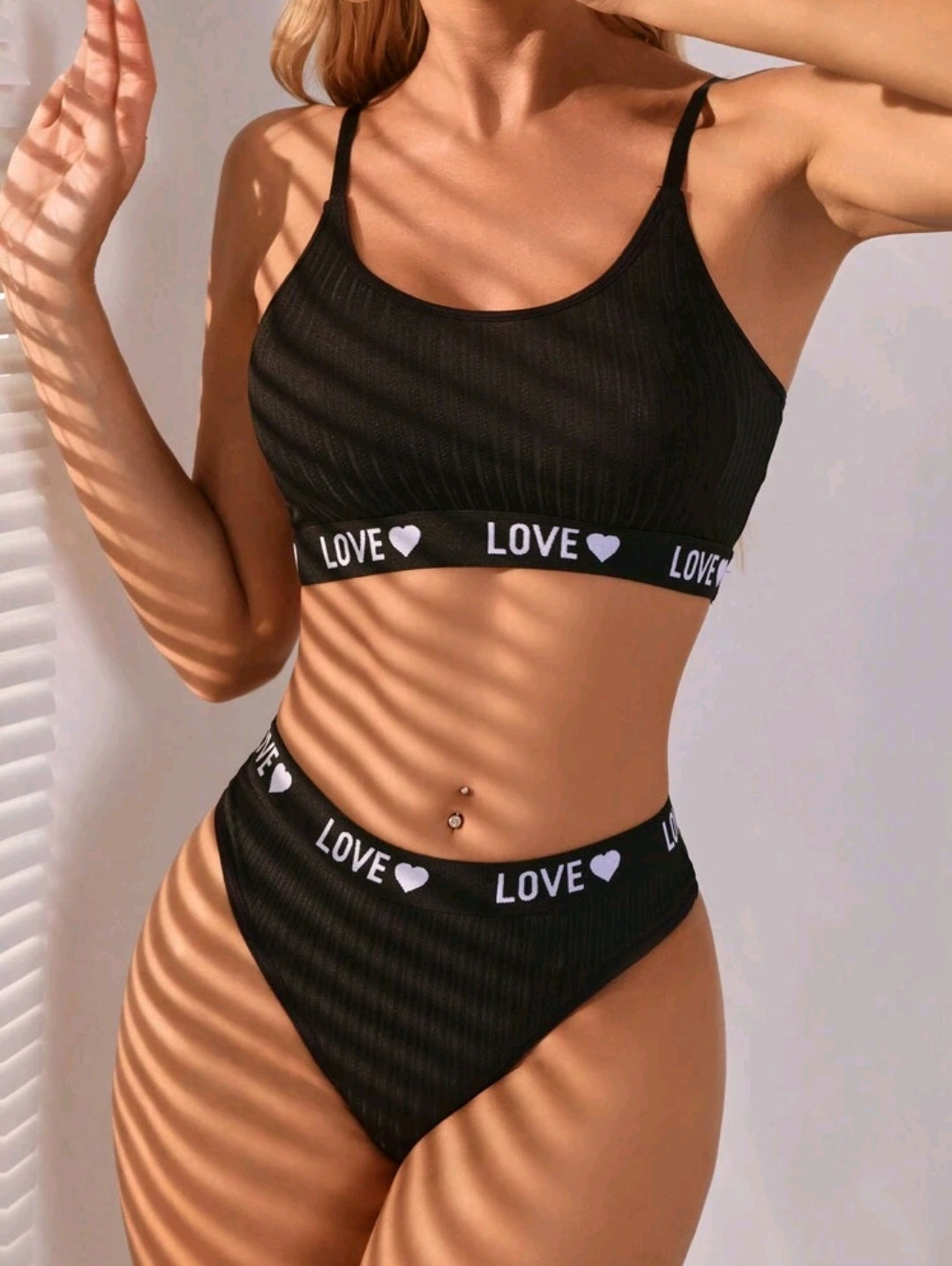 EasyFave Ensemble lingerie femme décontracté quotidien, minimaliste