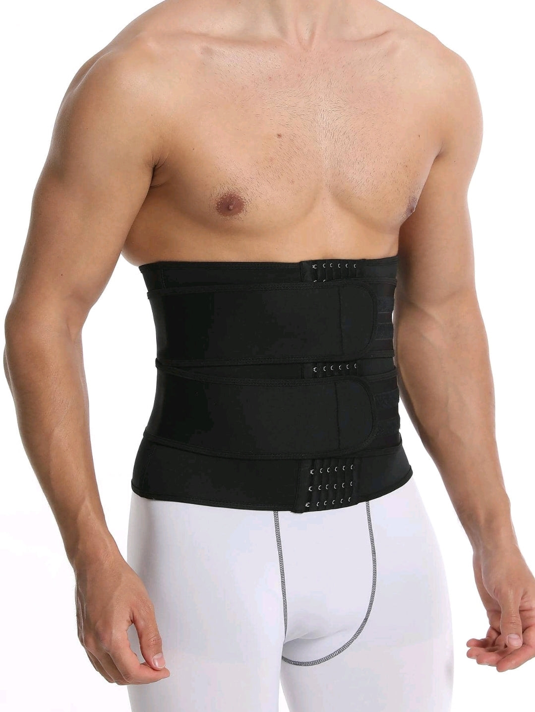 1 pièce Ceinture de taille de sport en caoutchouc synthétique