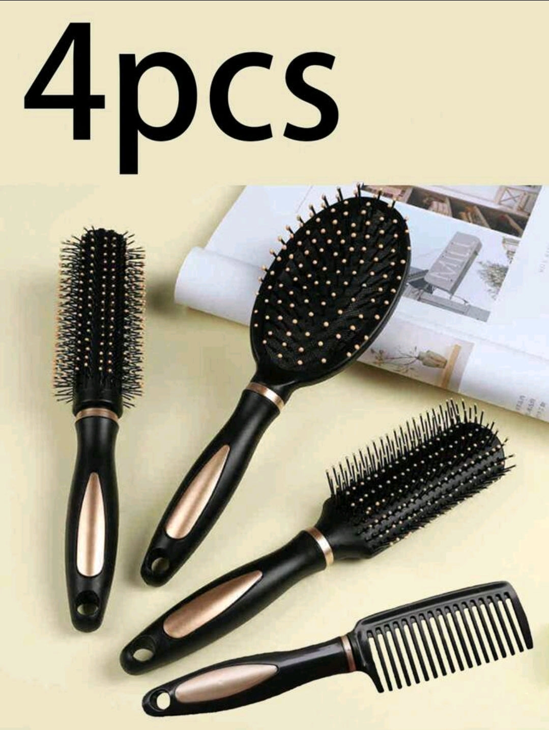 Peigne plastique, brosse à cheveux, peigne de coiffure, brosse démêlant