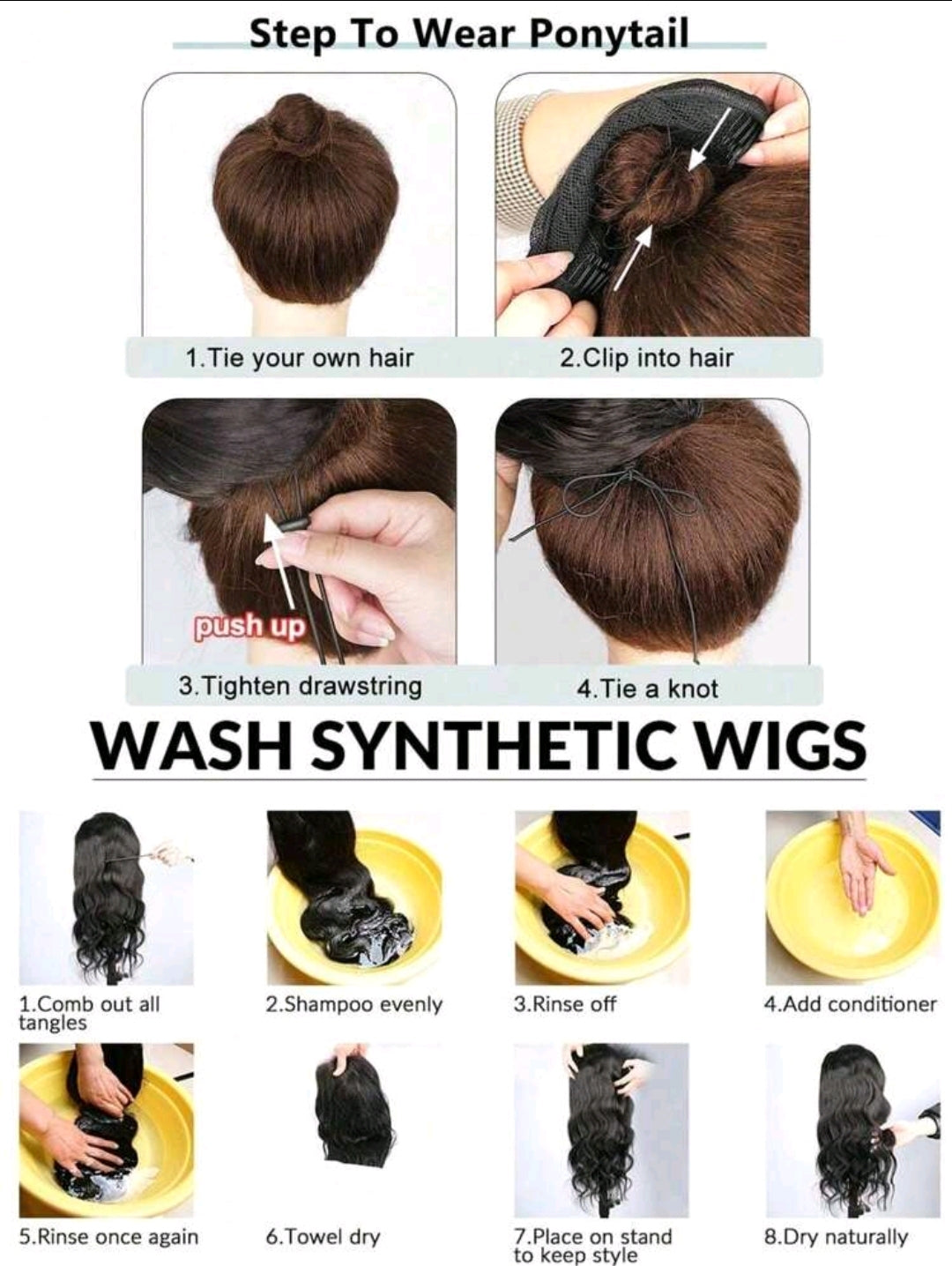 Chignon court bouclé à la mode, corde de traction naturelle de 12 pouces, deux clips, Synthétique femme africaine