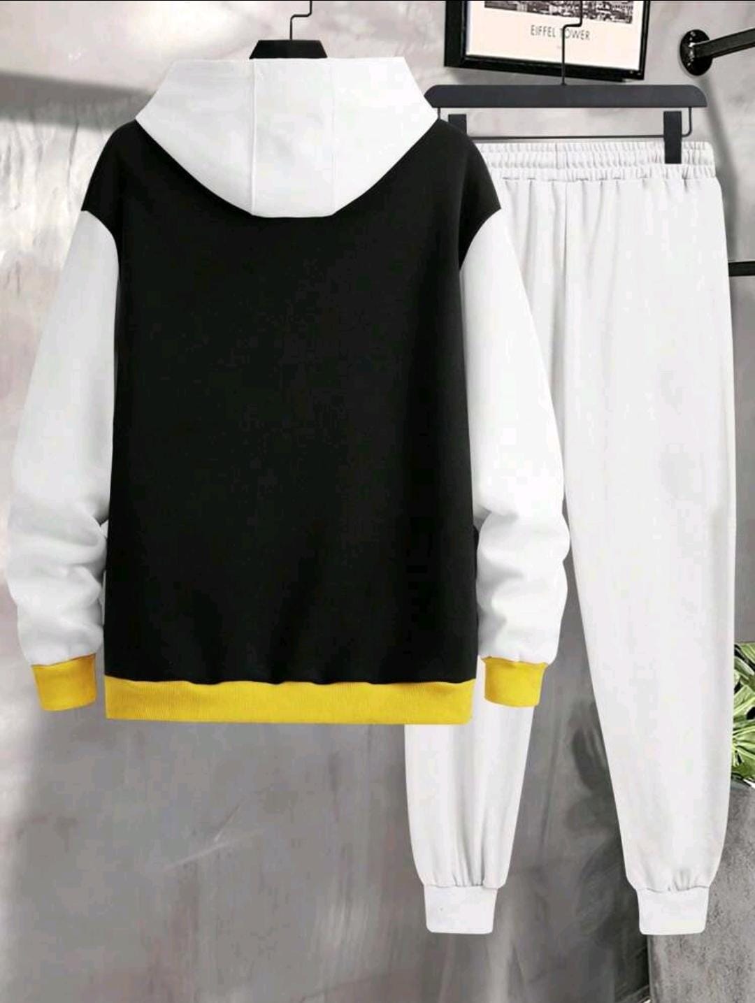 Manfinity Sporsity 2 pièces Ensemble veste et pantalon hommes décontractés