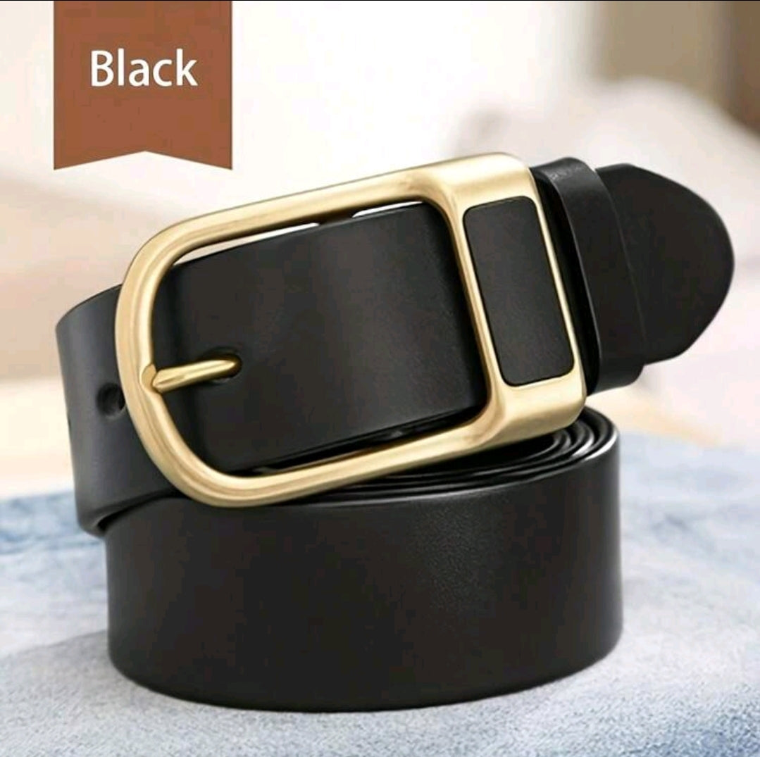1 pièce Ceinture de haute qualité avec boucle pour hommes