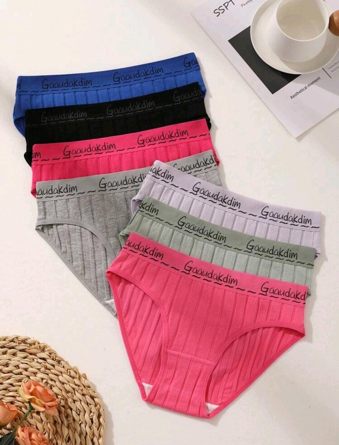 9 pièces de culottes triangle en coton pour femmes, sous-vêtements sans couture