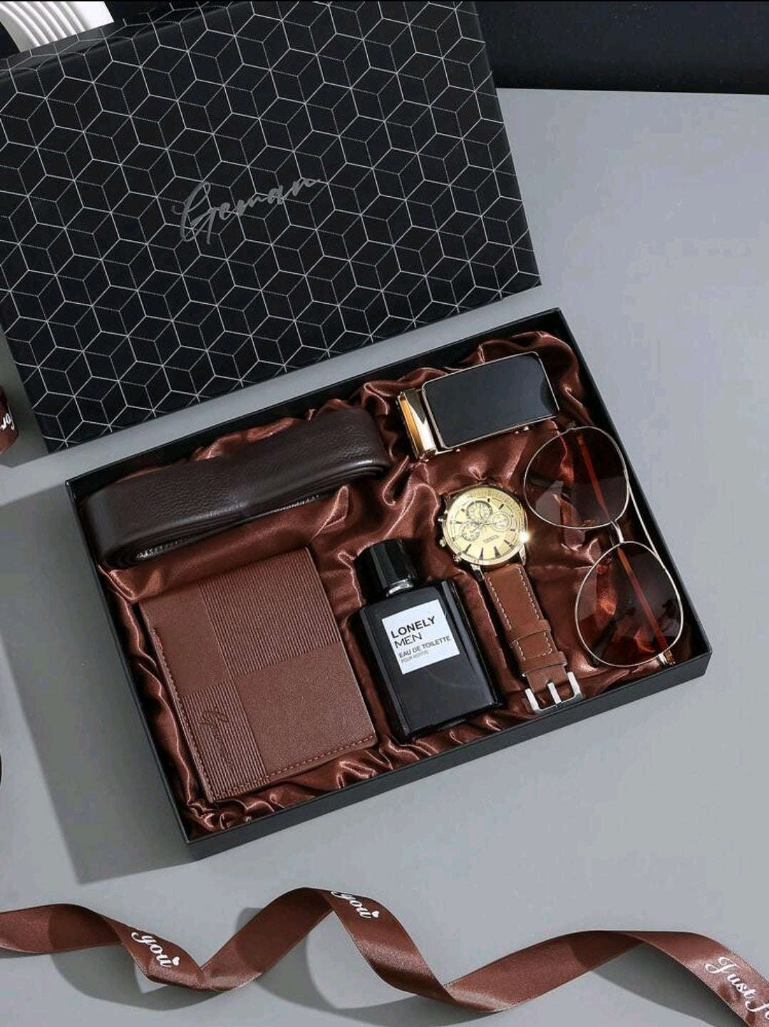Coffret de montre pour homme, convient pour le petit ami, le mari, le père, l'enseignant, l'étudiant