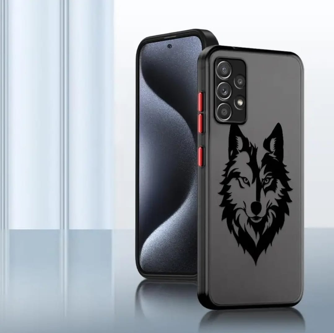 Coque de Téléphone Motif Loup pour Galaxy A22 A23 A25 A21s A24 4G A32 A33 A34 A35 A51 A52 A52s A53 A54 A55 A71 A72 A73 5G