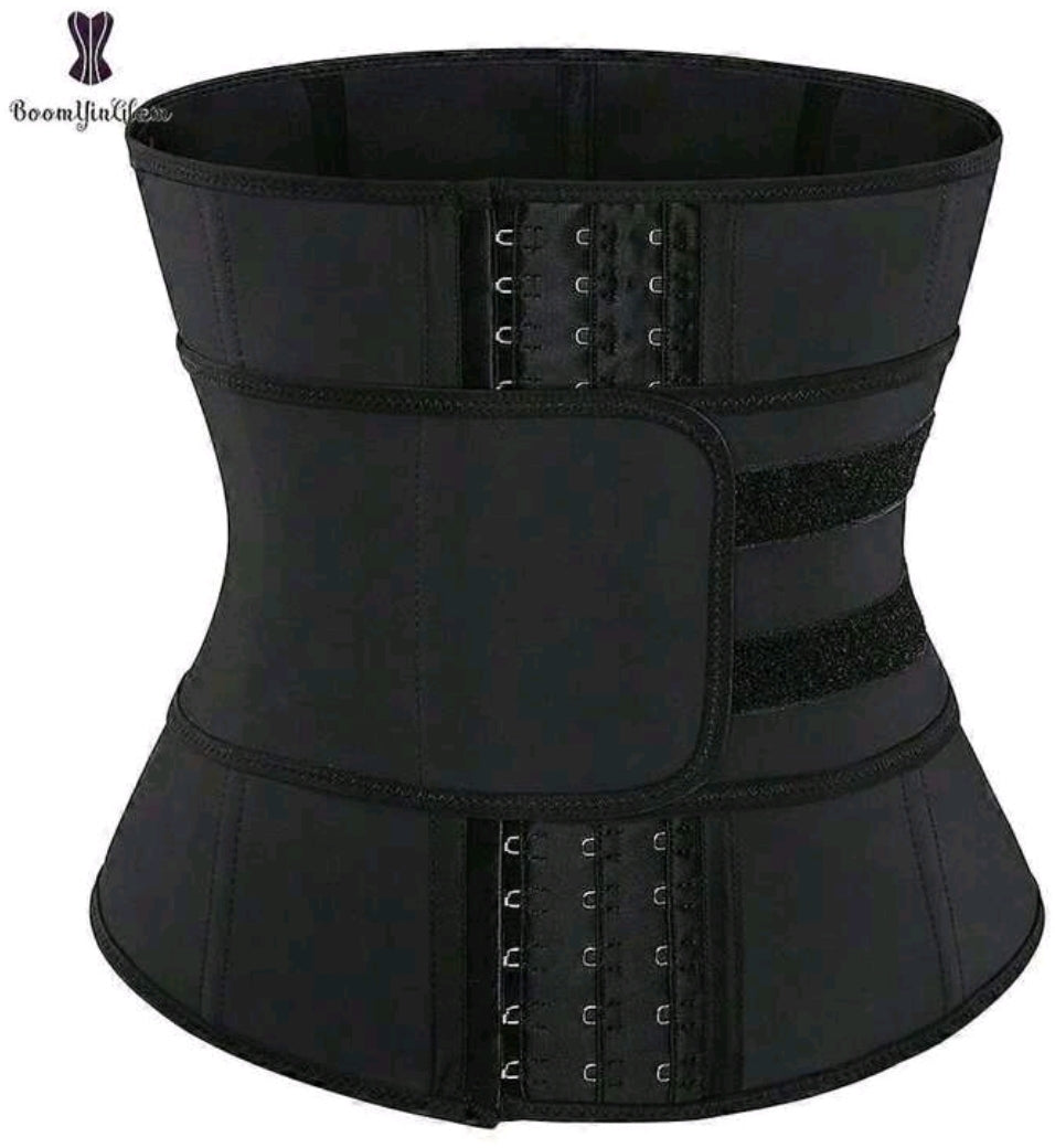 Ceinture élastique autocollante en latex, corset d'entraînement