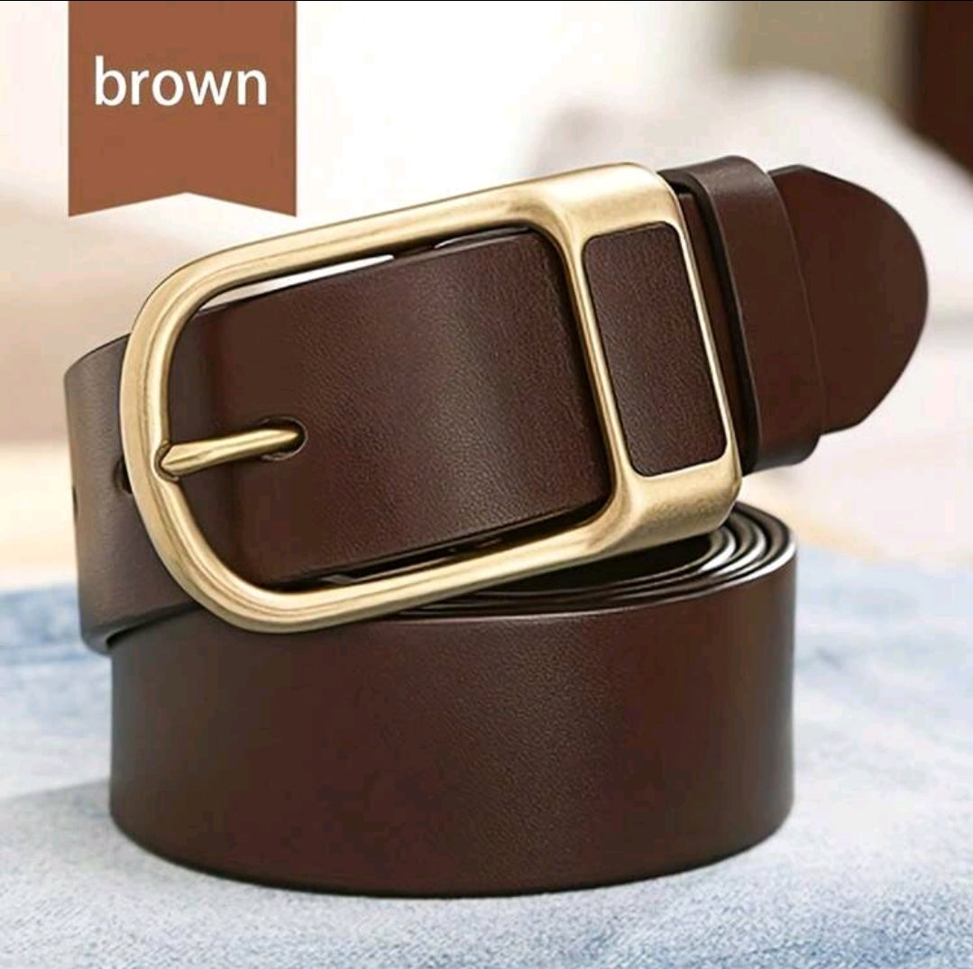 1 pièce Ceinture de haute qualité avec boucle pour hommes
