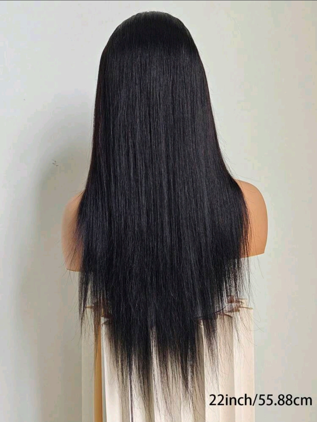 Perruque de cheveux humains lace transparente sans colle 5x5 droite, pré-épilée, densité de 150%, pour femmes 20inch