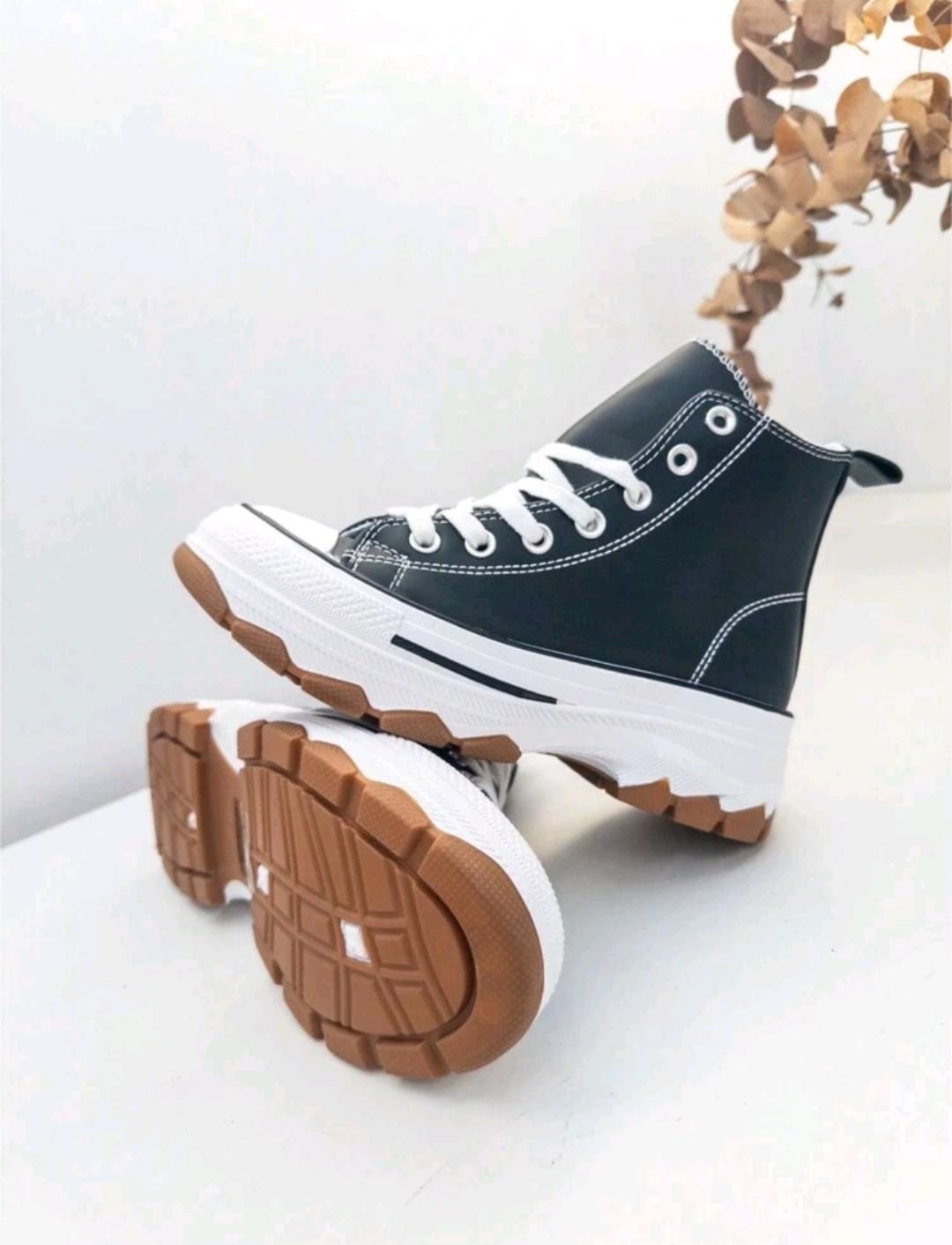 Chaussures décontractées à plateforme haute pour femmes