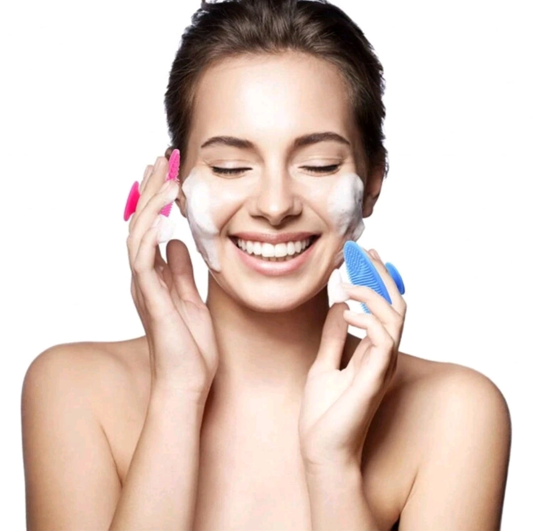 1/3/6 pièces Brosse de nettoyage en silicone avec ventouse, tampon de bross