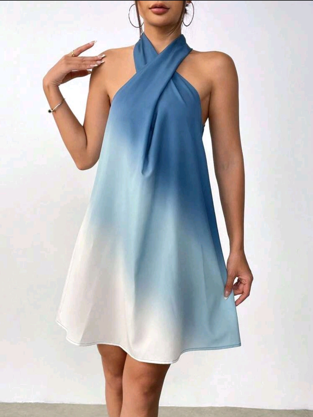 Firerie Robe Dégradée À Encolure Halter