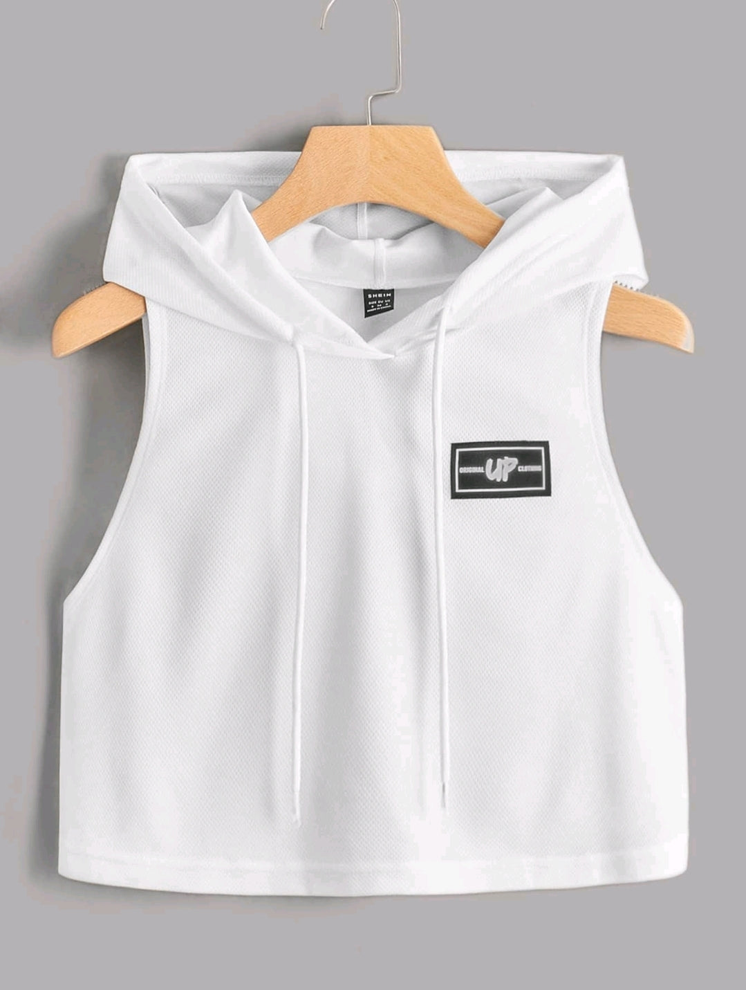 EZwear Débardeur À Capuche Pour Femmes Avec Détails Patchés, Adapté Aux Sports D'été