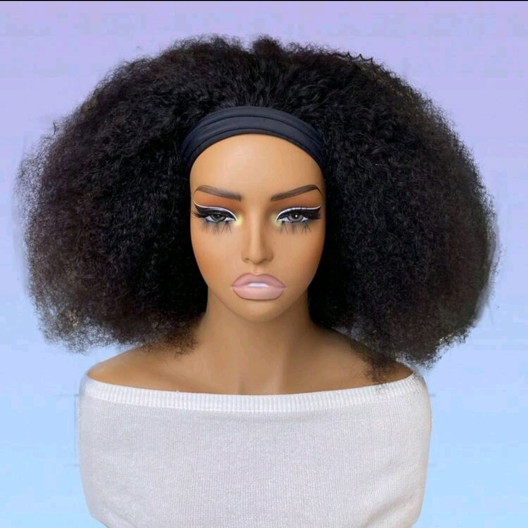 Perruque postiches cheveux humains frisés afro crépus, densité de 150%, couleur noire naturelle, fabriquée à la machine 10 inch