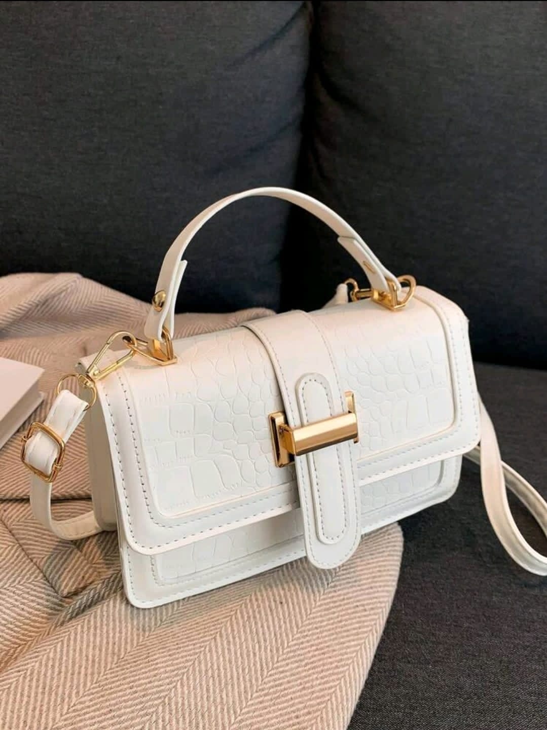 Nouveau petit sac à main de mode pour femmes, texture de pierre
