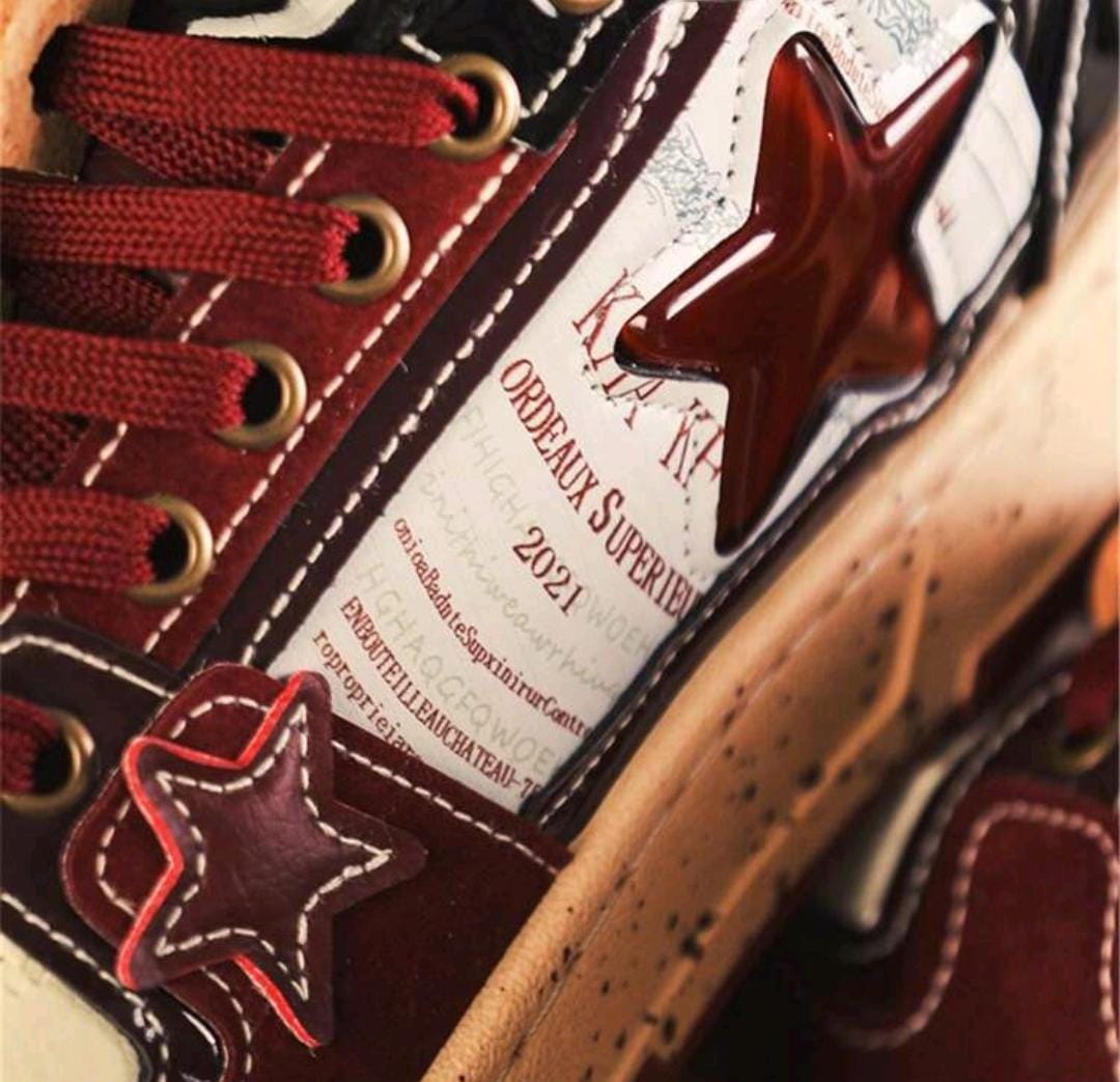 Nouvelles chaussures de skate basses pour hommes, style coréen haut de gamme avec semelle épaisse et motif d"étoile
