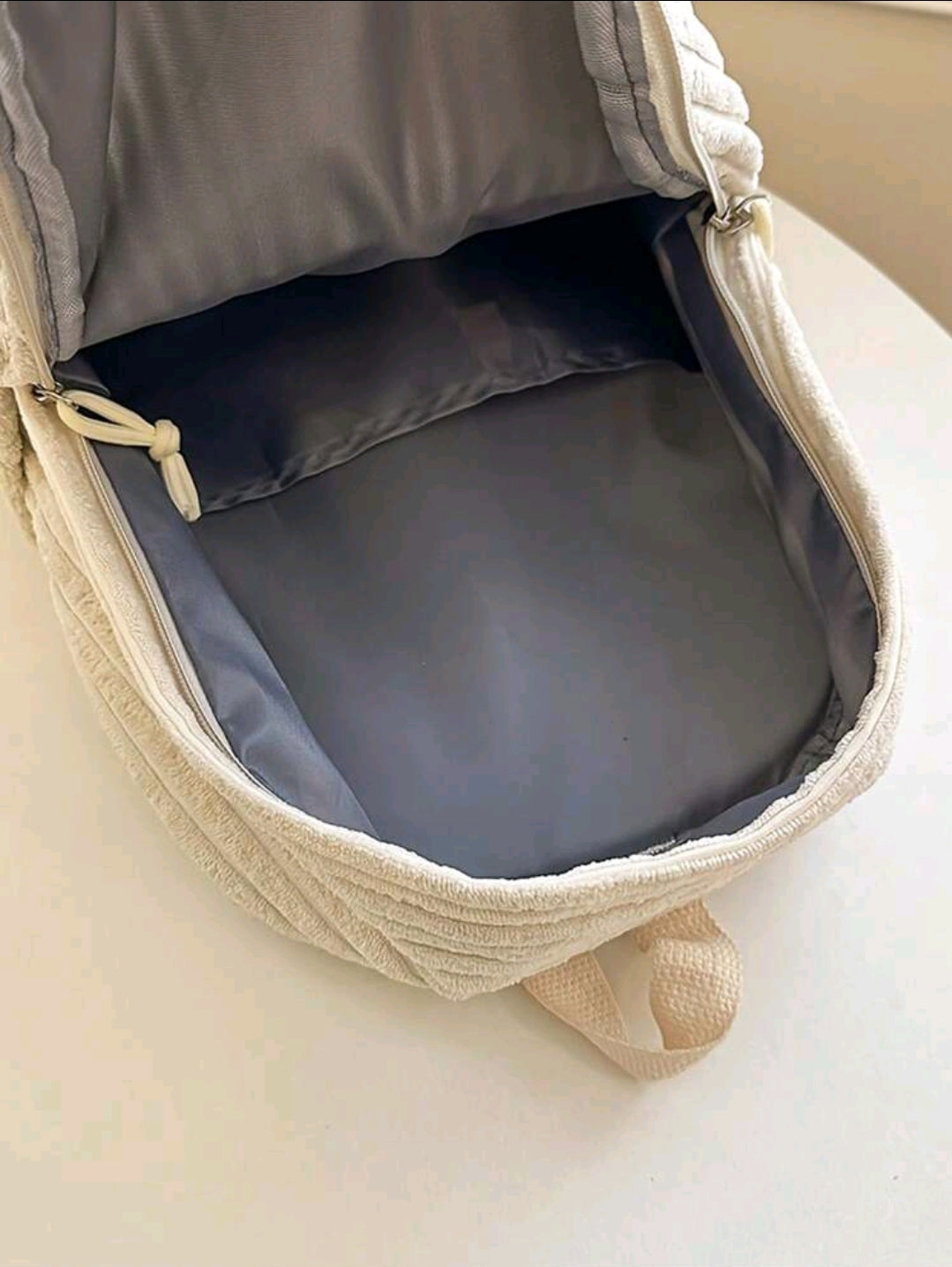 Sac à dos en velours côtelé pour femmes, nouvelle version coréenne de sac à dos polyvalent pour étudiantes