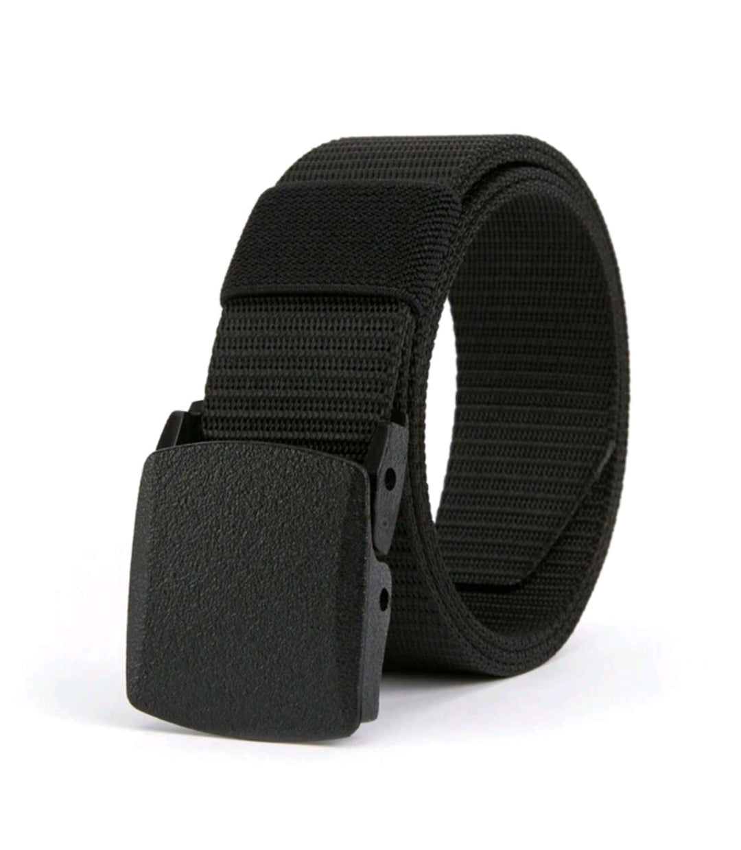 1pc Ceinture en nylon pour homme avec boucle en plastique