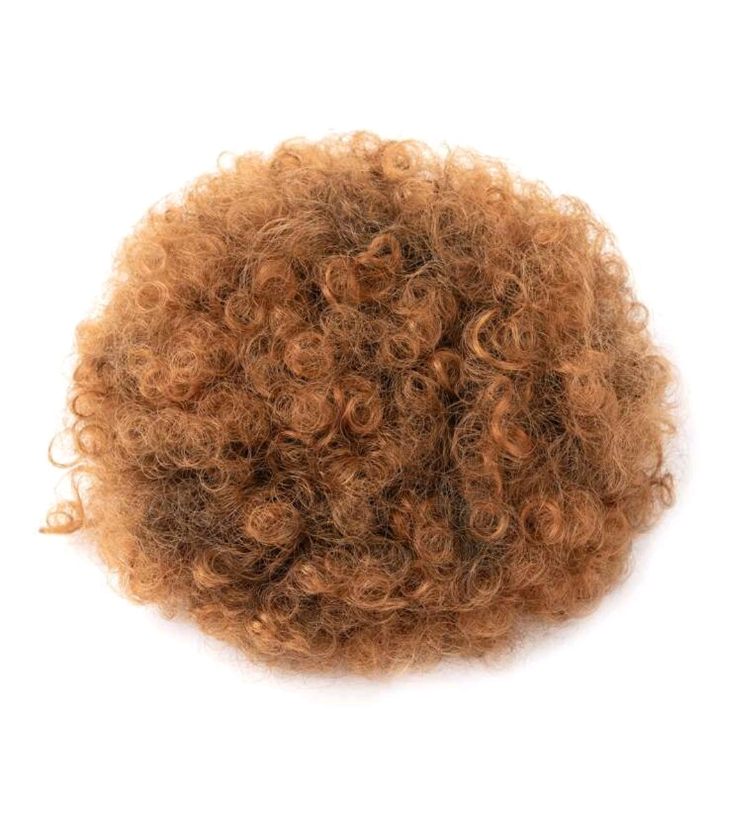 Afro Cordon Queue De Cheval Crépus Bouclés Chignon Cheveux Synthétiques Extensions Courtes Postiches Updo Cheveux Pour